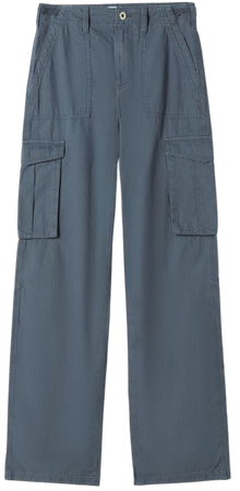 Straight fit cargo pants - New - Woman | Bershka