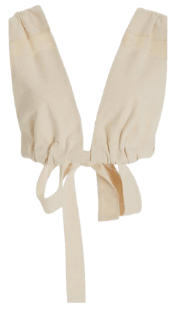 Marne Tie-Detailed Cotton Crop Top By Sir | Moda Operandi