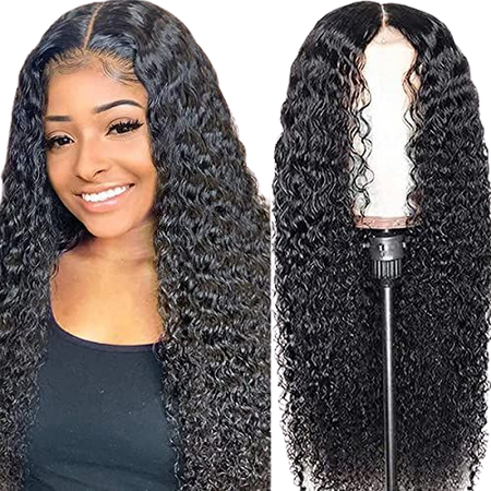 Amazon.com : Glueless Human Hair Lace Frontal Wigs Water Wave Human Hair Wet and Wavy Human Hair Wigs for Black Woman with Baby Hair Pre Plucked Can be Bleached Knots Water Curly Wigs : Beauty & Personal Care