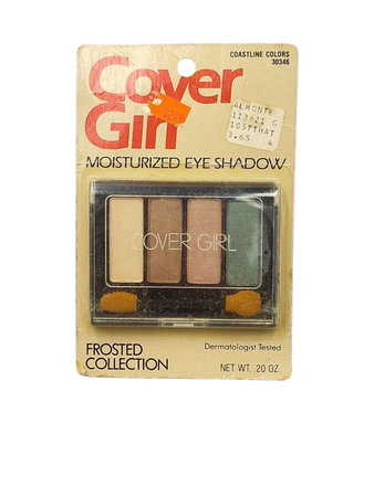 Vtg Cover Girl Moisturized Eye Shadow Frosted Collection Coastline Colors NOS | eBay
