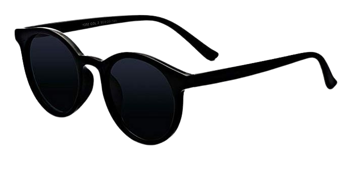 Amazon.com: Kelens Adult Grad School Round Sunglasses for Women Girls and Men Black: Clothing