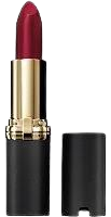Ruby red lipstick