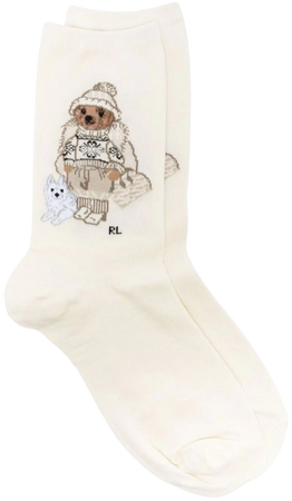 polo ralph lauren bear socks