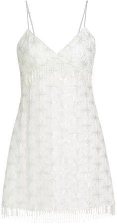 Shop Saylor Daisy Sequin Gracen Beaded Minidress | Saks Fifth Avenue