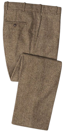 Irish Brown Herringbone Tweed Suit : StudioSuits: Made To Measure Custom Suits, Customize Suits, Jackets and Trousers