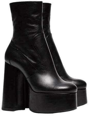 Saint Laurent Platform Ankle Boots - Farfetch