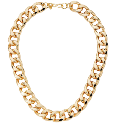 Kenneth Jay Lane Gold Link Necklace | Neiman Marcus