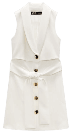BELTED WAISTCOAT DRESS | ZARA United States