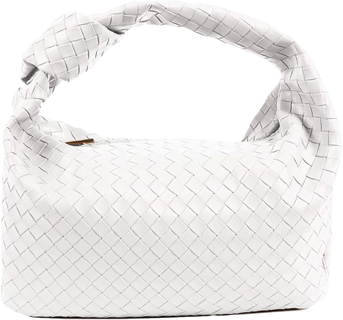 Amazon.com: PRETTYGARDEN Women's Soft Leather Handbags Purse Fashion Shoulder Bag Dumpling Knotted Handle Hobo Bags(Beige White : Clothing, Shoes & Jewelry