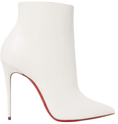 So Kate 100 Leather Ankle Boots - White