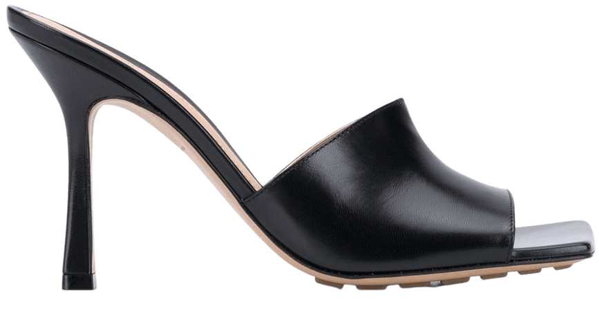 Bottega Veneta stretch open square toe sandals