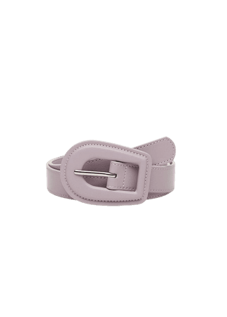 Oval buckle belt - Women | Mango USA