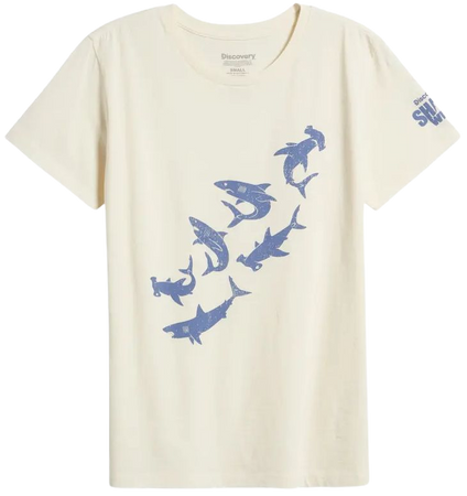 GOLDEN HOUR x Shark Week Cotton Graphic T-Shirt | Nordstrom