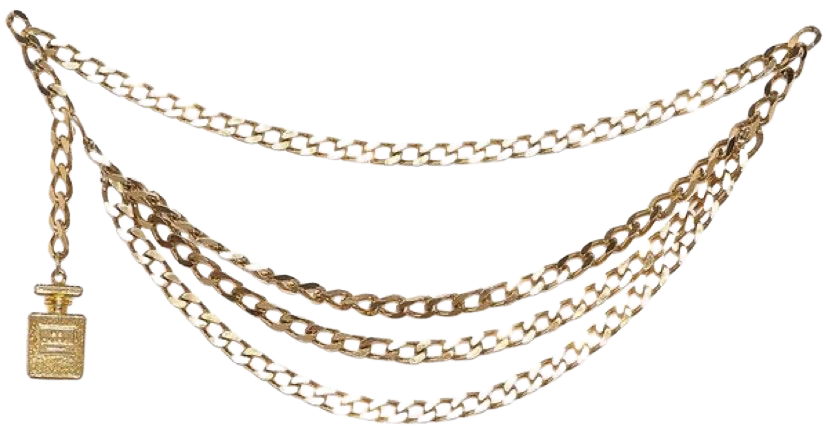 gold chain belt
