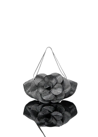 Rhinestone maxi-flower bag - Women | Mango USA