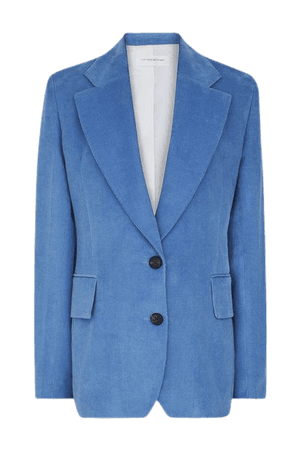Cotton-corduroy Blazer - Blue