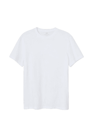 Regular Fit Crew-neck T-shirt - White - Men | H&M US