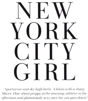 New York city girl