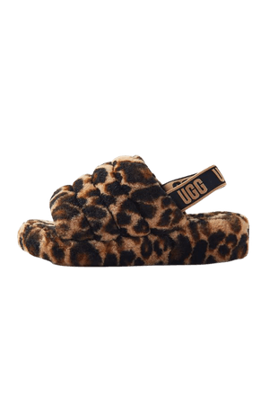 UGG Fluff Yeah Panther Print Slide Sandal | Urban Outfitters