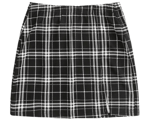 Plus Plaid Print Skirt | SHEIN USA