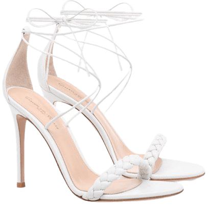 White Heeled Sandals