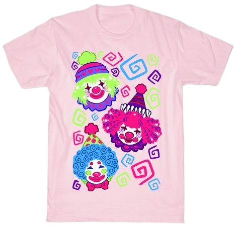 Kawaii Clowns T-Shirts | LookHUMAN