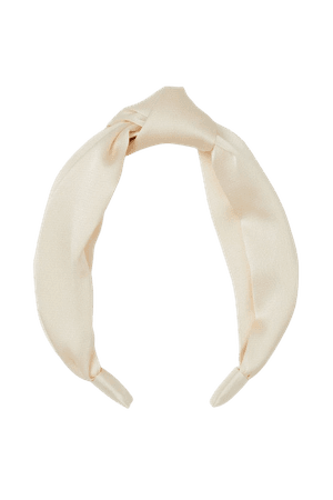 Hairband with Knot - cream offwhite - Ladies | H&M US