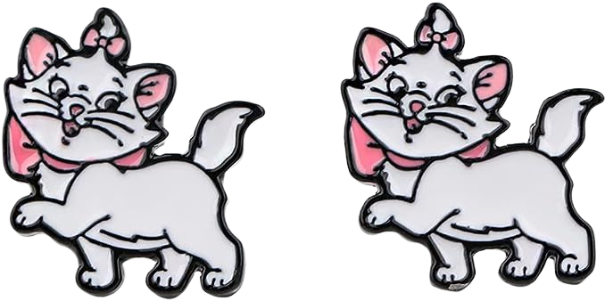 Amazon.com: The Aristocat Stud Earrings Anime Cartoon Metal Earrings Gifts for woman girl: Clothing, Shoes & Jewelry