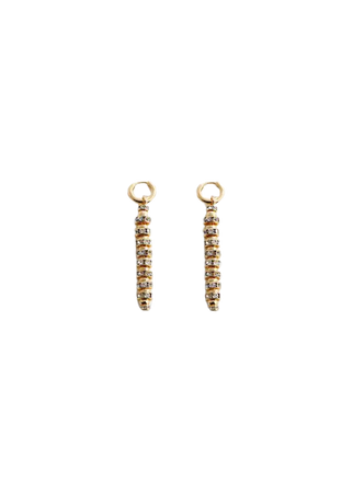 Crystal pendant earrings - Women | Mango USA