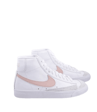 Nike Blazer Mid '77 VNTG sneakers in white/pink oxford | ASOS