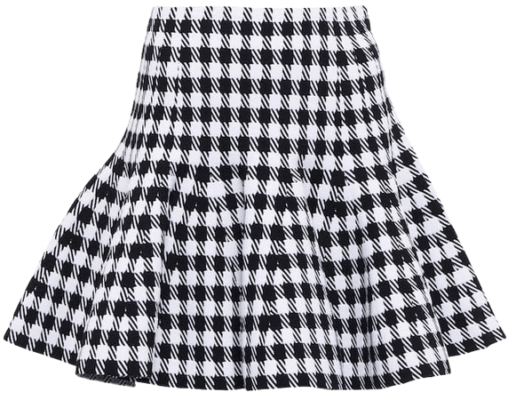 Alaïa - Checked miniskirt | Mytheresa