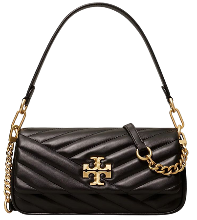Shop Tory Burch Small Kira Chevron Leather Shoulder Bag | Saks Fifth Avenue