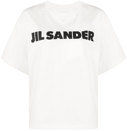 Jil Sander T-shirt Met Logoprint - Farfetch