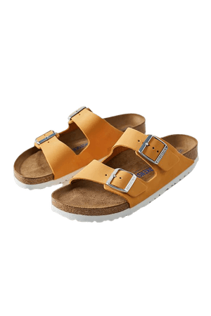 Birkenstock Arizona Soft Footbed Nubuck Leather Sandal | Urban Outfitters