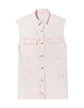 Short cotton utility vest dress - Outerwear - Woman | Bershka
