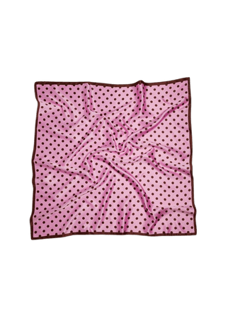 Polka-dot print scarf - Women | Mango USA