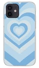 blue heart iPhone case transparent - Google Search