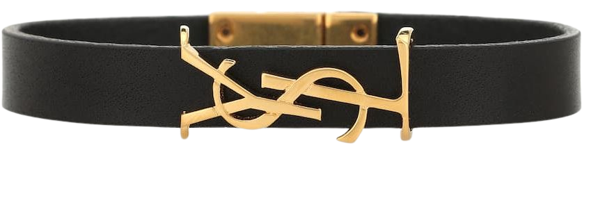 ysl leather bracelet belt