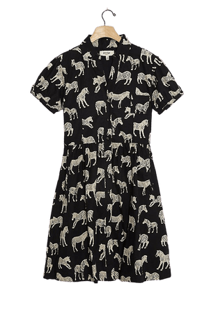 Zebra Shirtdress | Anthropologie