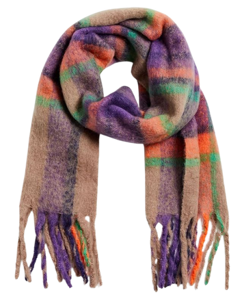 scarf purple ZARA
