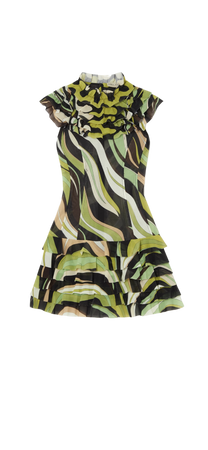 green pucci gown