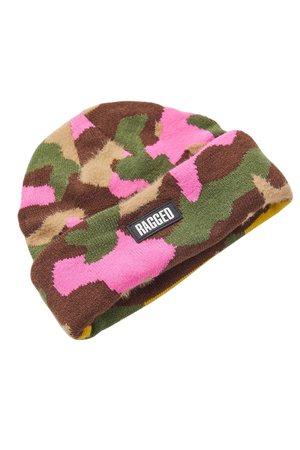 The Ragged Priest Camo Beanie | Urban Outfitters