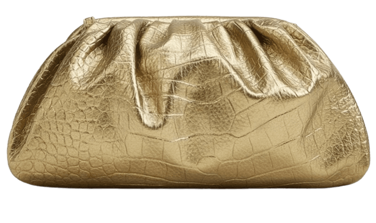 gold dumpling bag