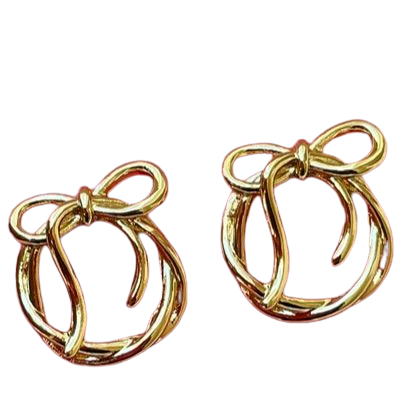 bow earrings