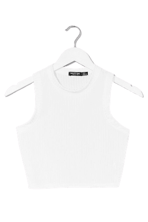 Race You to the Crop Ribbed Tank Top | Nasty Gal