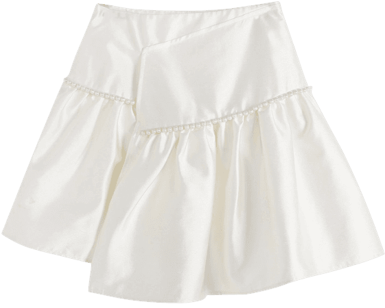 Pearl white skirt