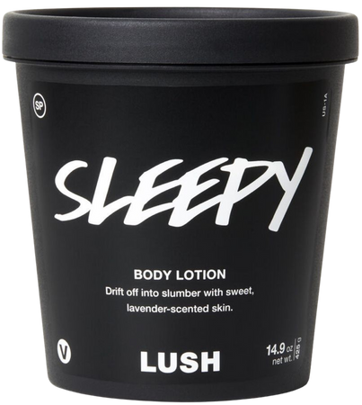 LUSH sleepy lotion