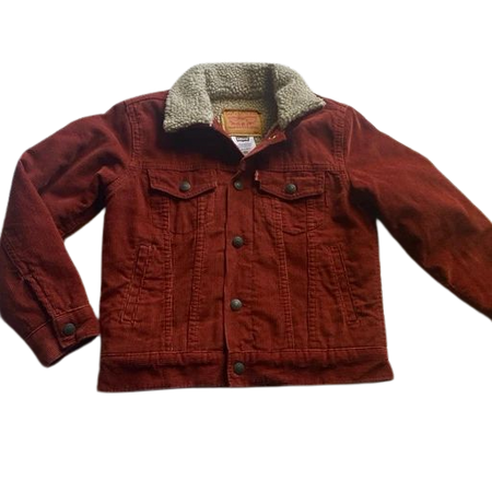 Girls Levi’s Corduroy Sherpa lined jacket size 7 | Mercari