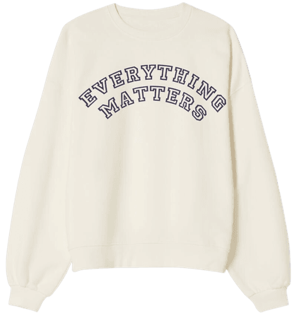 Oversize printed sweatshirt - Sweatshirts and hoodies - Woman | Bershka