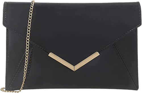 Amazon.com: Dexmay Women Envelope Clutch Handbag Patent Leather Pouch Foldover Dress Purse Black : Clothing, Shoes & Jewelry